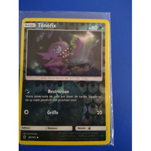 Carte Pokémon Française Reverse 80 /145 Tenefix Gardiens Ascendants