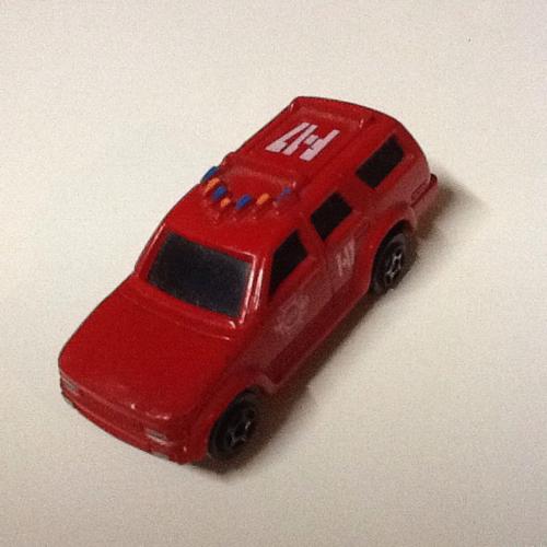 Petite Voiture 4x4 Pompiers 1/70 Plastique