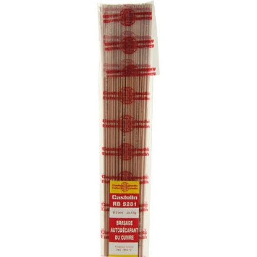 Brasure cuivre auto-décapante - section 3 mm - 1 kg CASTOLIN