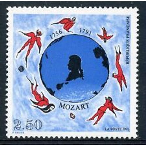 Timbres France 1991 Neuf ** Yt N° 2695 Anniversaire Mort De Mozart