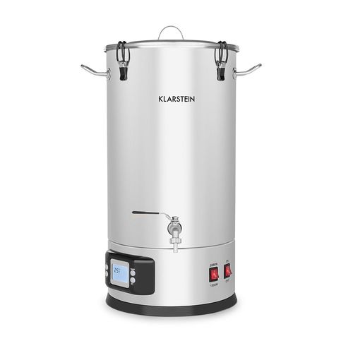 Klarstein Maischfest Cuve De Fermentation Pour Brassage De Bière Maison - 35 Litres - Minuterie & Thermostat - 1500w / 3000w - Ino