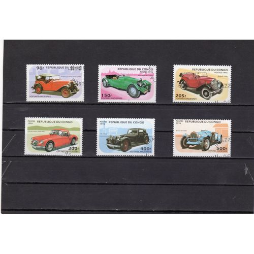 Timbres-Poste Du Congo (Automobiles Anciennes)