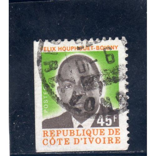 Timbre-Poste De Côte DIvoire (Président Félix Houphouët-Boigny)