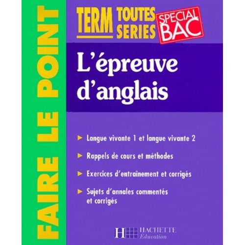 L'épreuve D'anglais Terminale
