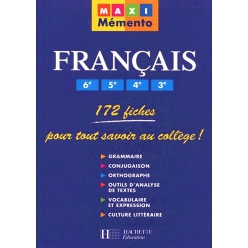 Français 6e, 5e, 4e, 3e