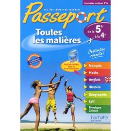 Toutes Les Matières De La 5e À La 4e