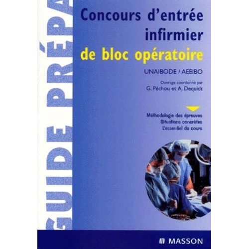 Concours D'entrée Infirmier De Bloc Opératoire - Unaibode/Aeeibo