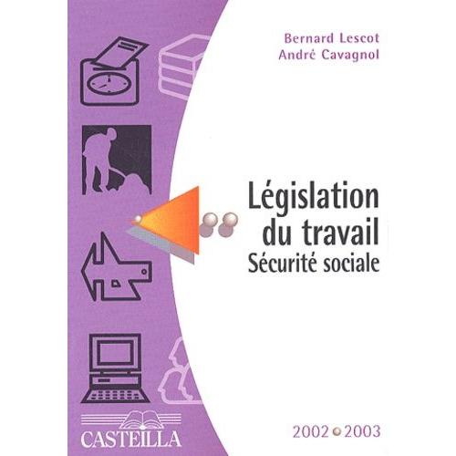 Législation Du Travail Sécurité Sociale 2002-2003