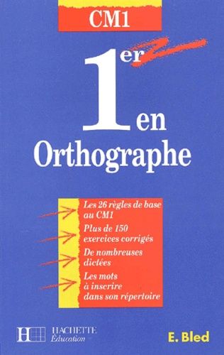 1er En Orthographe Cm1