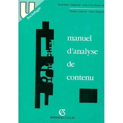 Manuel D'analyse De Contenu