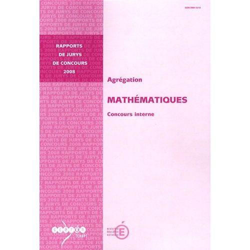 Agrégation Mathématiques - Concours Interne