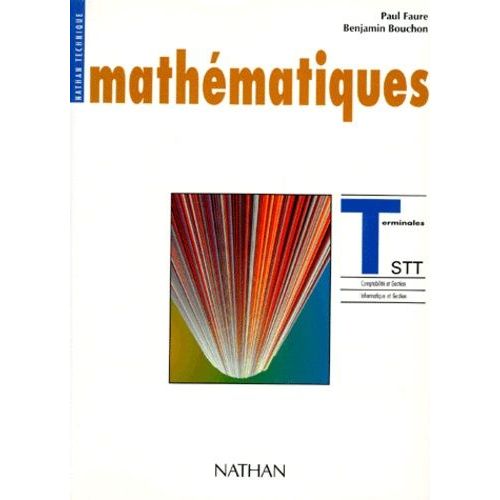 Mathematiques Terminale Stt - Comptabilité Et Gestion, Informatique Et Gestion, Programme 1994