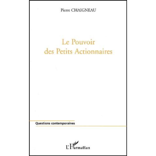 Le Pouvoir Des Petits Actionnaires - Les Dysfonctionnements Financiers