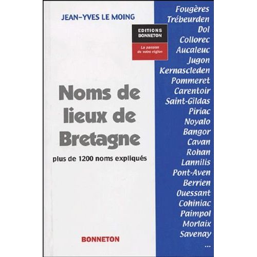 Noms De Lieux De Bretagne