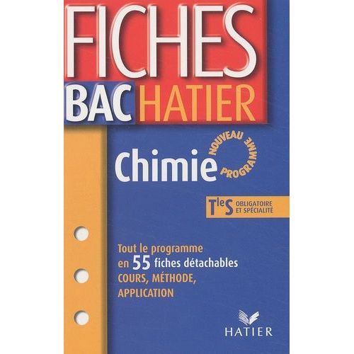 Chimie Tle S