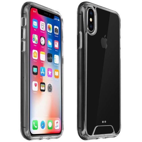 Coque Apple Iphone/Xs Coque Cristal Bi-Matière - Transparent