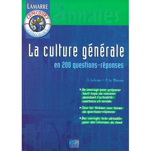 La Culture Générale En 200 Questions-Réponses
