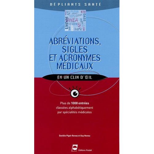 Abréviations, Sigles Et Acronymes Médicaux