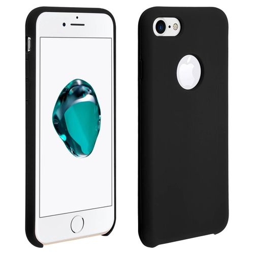 Coque Iphone Se 2022 / 2020 Et 8 / 7 Souple Soft Touch Anti-Rayures Noir