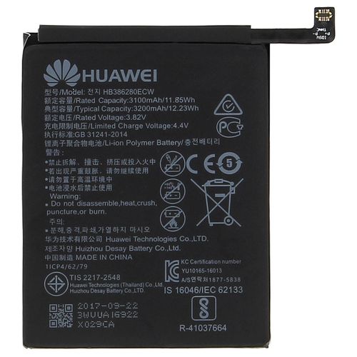 Batterie D'origine Huawei P10 / Honor 9 /Honor 6c Pro Huawei Hb386280ecw