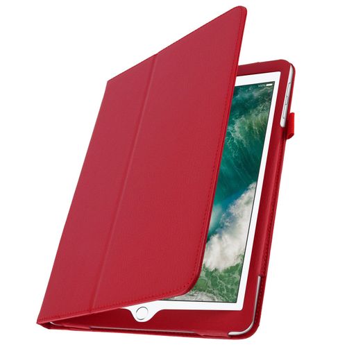 Housse Etui Clapet Protection Apple Ipad 9.7 (2017) - Rouge - Fonction Support