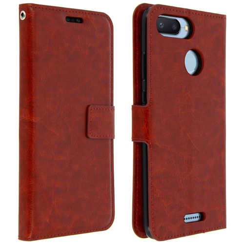 Housse Redmi 6 / 6a Etui Folio Portefeuille Fonction Support
