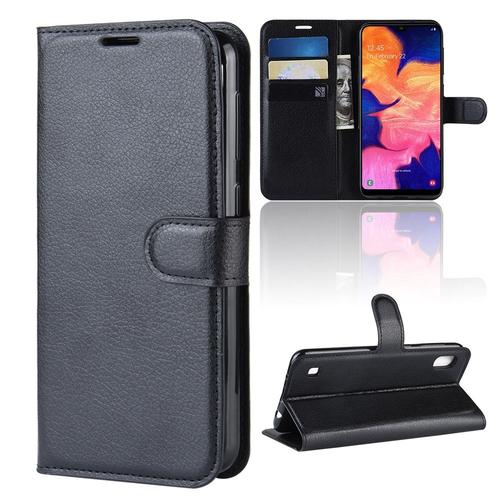 Etui En Pu Noir Pour Votre Samsung Galaxy A10