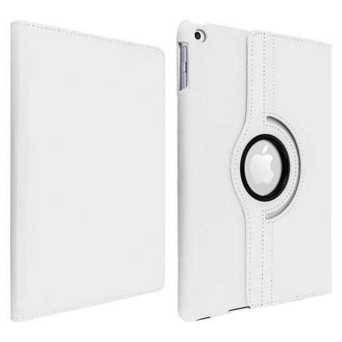 Etui Folio Multipositions Blanc Apple Ipad 9.7 (2017) - Support Orientable 360°