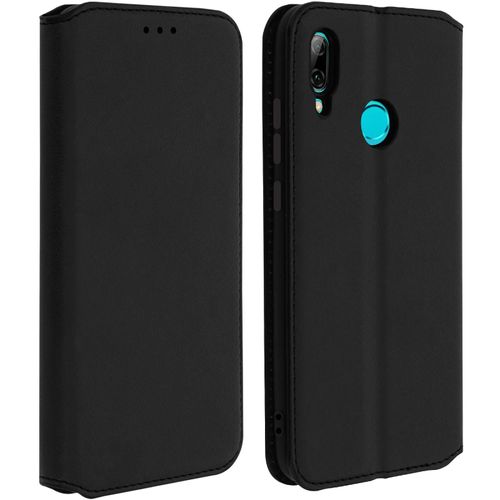 Housse Huawei P Smart 2019 / Honor 10 Lite Étui Porte-Cartes Fonction Stand Noir