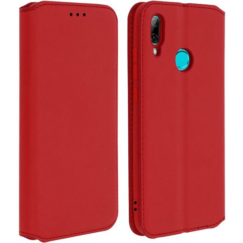 Housse Huawei P Smart 2019 / Honor 10 Lite Étui Porte-Carte Fonction Stand Rouge