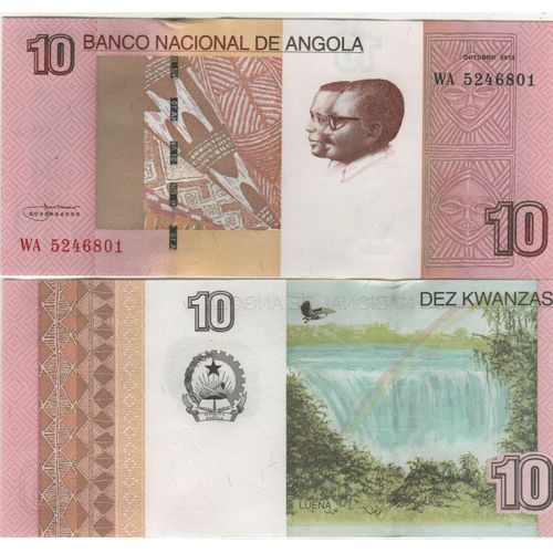 Billet De 10 Kwaneas D'angola Neuf Unc