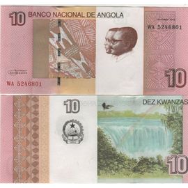 Billet De 10 Kwaneas D'angola Neuf Unc