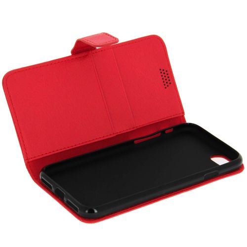 Etui Etui À Clapet Portefeuille Pour Iphone Se 2022 / 2020 Et 8 / 7 - Rouge