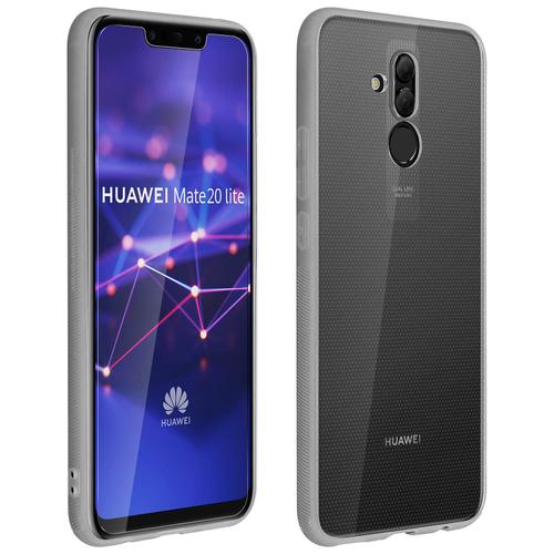 Coque Arrière + Film Verre Trempé Écran Huawei Mate 20 Lite - Transparent