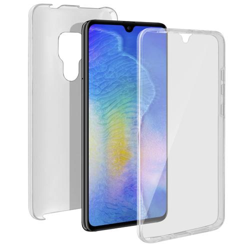 Coque Huawei Mate 20 Protection 360° Silicone + Polycarbonate Transparent