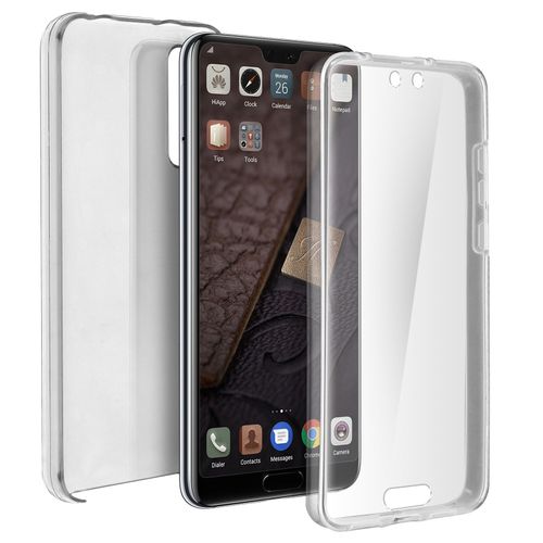 Coque Huawei P20 Pro Protection Silicone + Arrière Polycarbonate - Transparent