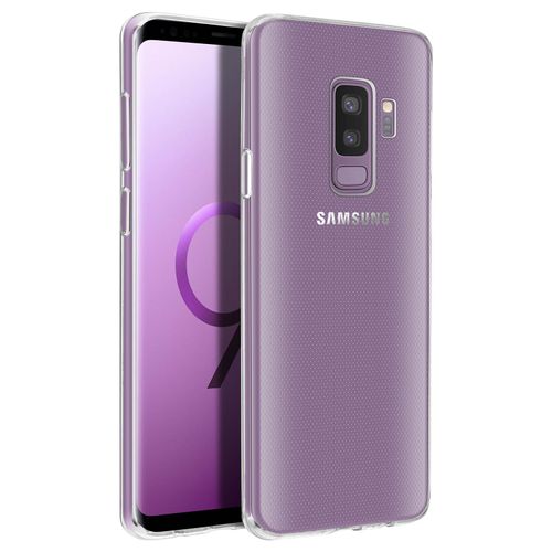 Coque Samsung Galaxy S9 Plus Coque Silicone Gel Coin Renforcée - Transparente