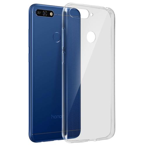 Coque Honor 7a/Huawei Y6 2018 Coque Souple Silicone Gel Ultra-Fine Transparente