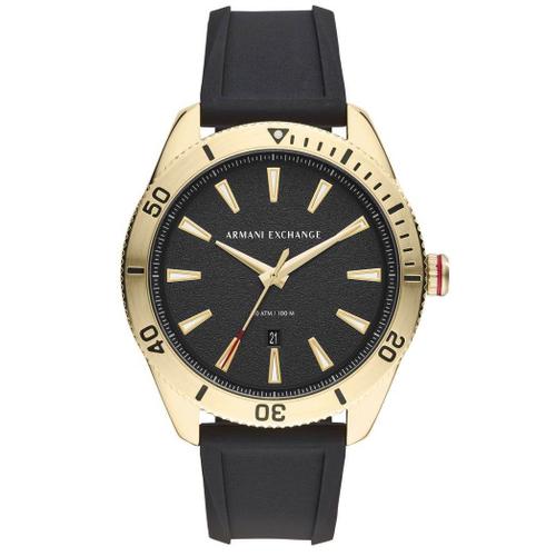 Montre Homme Armani Exchange En Silicone Noir