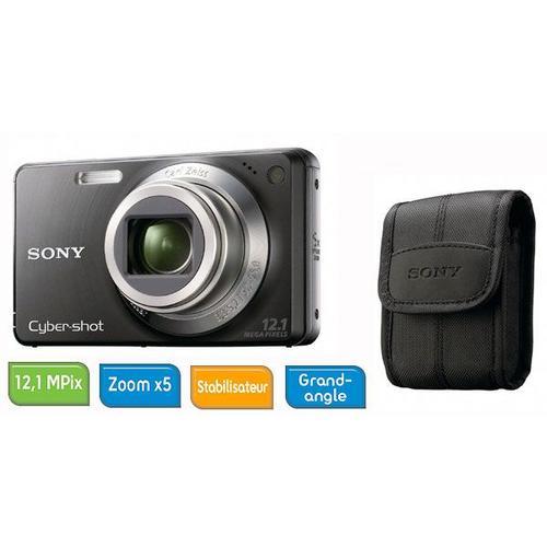 Appareil photo Compact Sony Cyber-shot DSC-W275 W275 - Appareil photo numérique - compact - 12.1 MP - 720 p - 5x zoom optique - Carl Zeiss