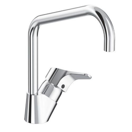 Porcher - Mitigeur évier col de cygne Ulysse Cartouche Ø 38 mm chromé sans tirette ni vidage