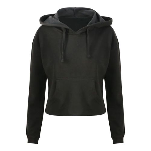 Sweat Court ? Capuche Pour Femme - Jh016 - Noir