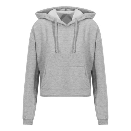 Sweat Court ? Capuche Pour Femme - Jh016 - Gris Clair