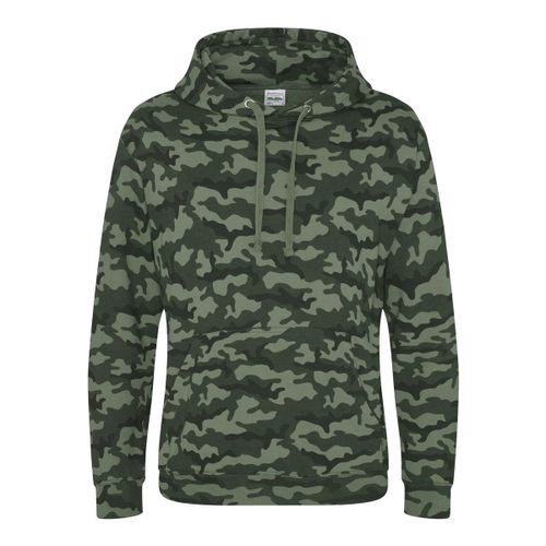 Sweat-Shirt ? Capuche Camo Homme - Jh014 - Vert Camouflage