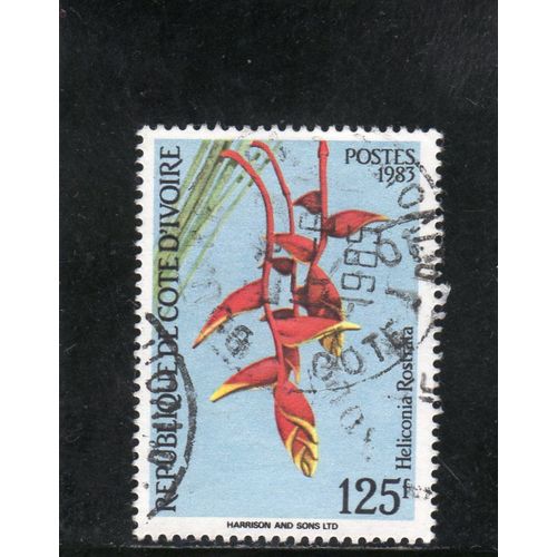 Timbre-Poste De Côte DIvoire (Fleur)