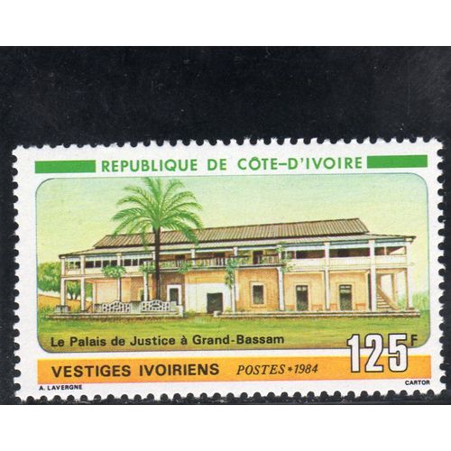 Timbre-Poste De Côte DIvoire (Vestige Ivoirien)