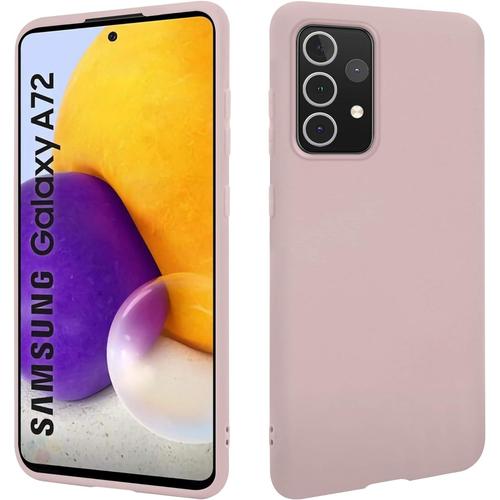 Coque Vieux Rose Compatible Avec Samsung Galaxy A72 Étui En Silicone Tpu De Qualité Supérieure Pour Le Chargement À Induction Résistant Aux Rayures Et Aux Chocs Surface Mate Mince