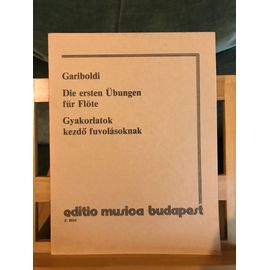 Gariboldi Ersten Übungen Premiers Exercices Pour Flûte Méthode Partition Éd. Emb