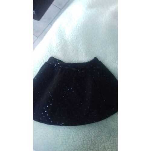 Jupe De Fête Noire Courte Taille 10 Ans