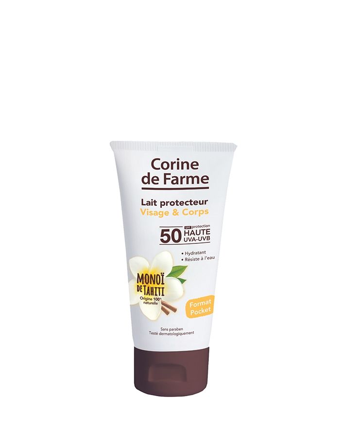 Corine De Farme - Lait Protecteur - Visage Et Corps - Spf50 - Format Pocket- 50ml 